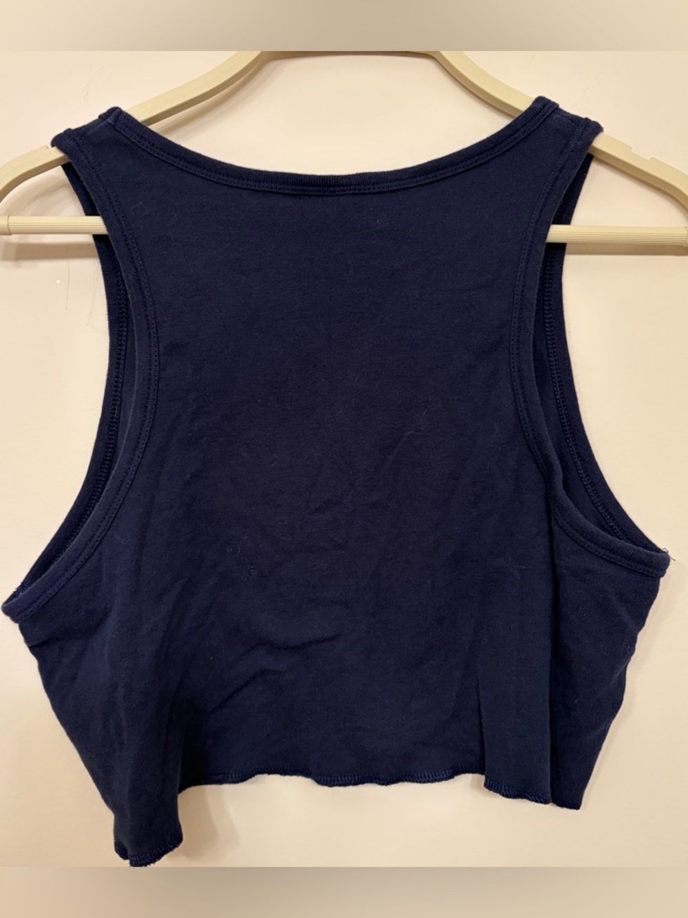 H&M Divided Blue Hawaii Crop Tank Top Women’s Size Medium - Picture 4 of 4